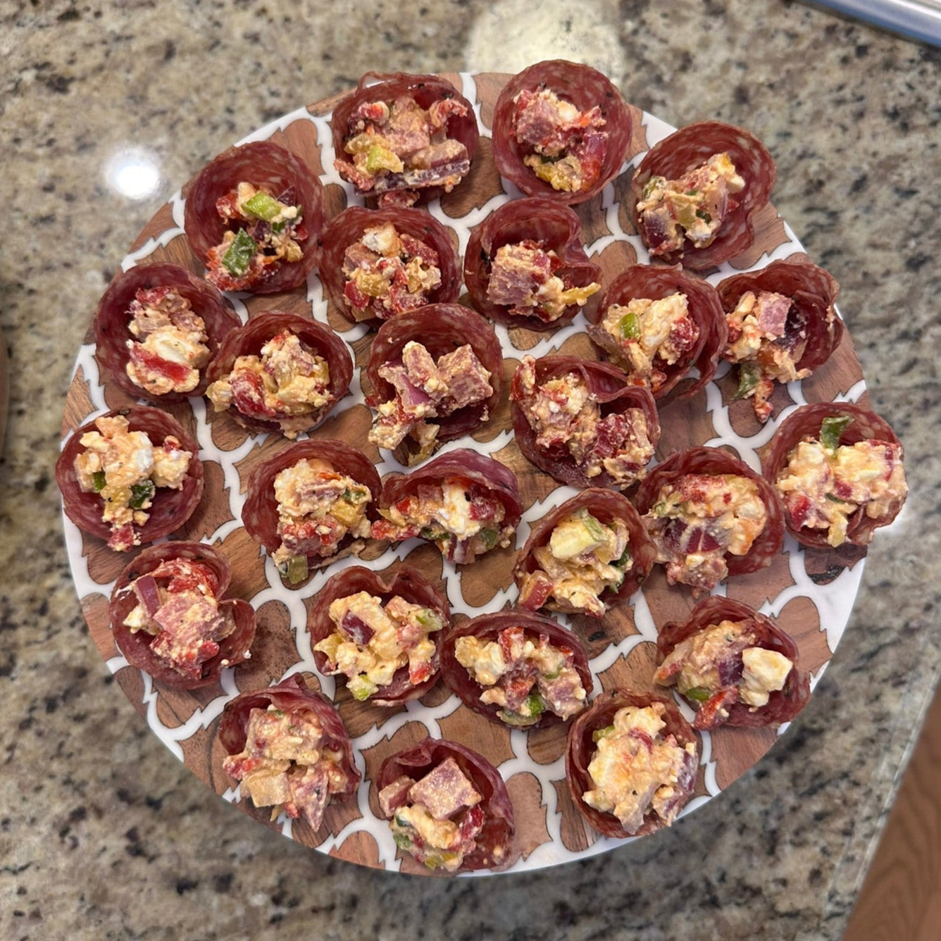 salami cups Mediterranean grinder