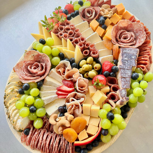 charcuterie board for grazing